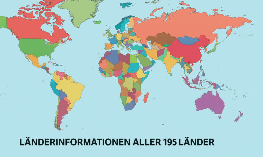 Die Länder der Welt in sechs Merkmalen – Vielfalt der Nationen auf einen Blick