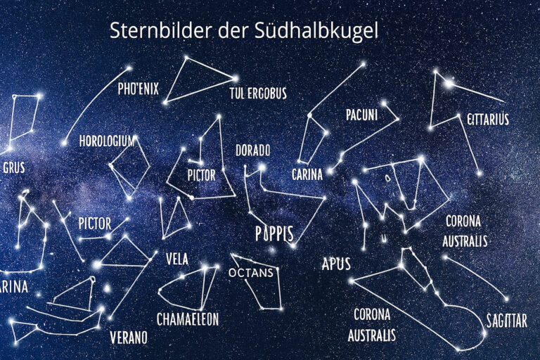 Die Sternbilder der Südhalbkugel – Der Süden zeigt, was der Norden verbirgt