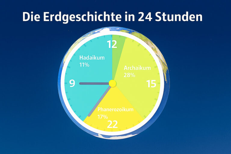 Die Erdgeschichte in 24 Stunden – Die Geschichte der Erde in einem Atemzug
