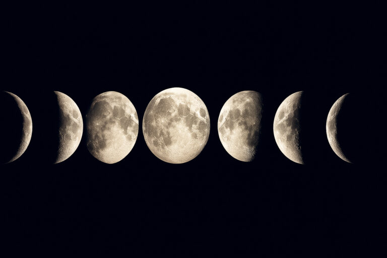 Mondphasen und deren Einfluss auf die Erde