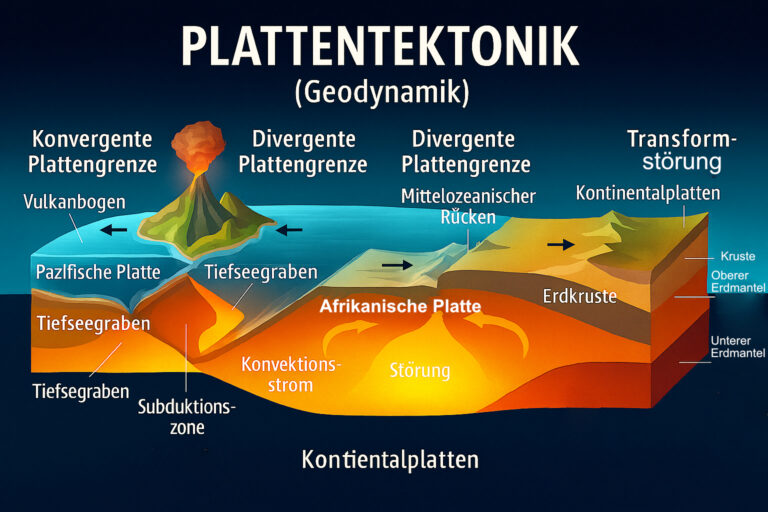 Plattentektonik im Detail – Kräfte der Erde – Bewegung formt Kontinente