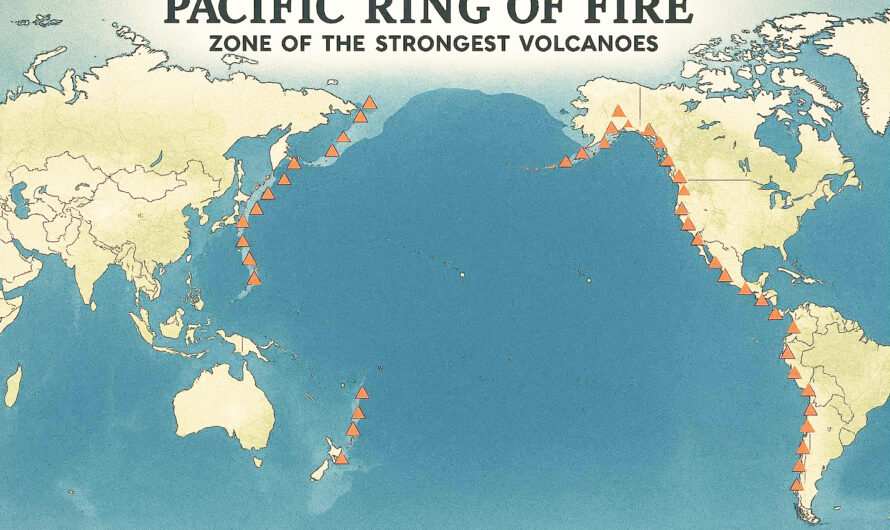 Pazifischer Feuerring – Zone der stärksten Vulkane