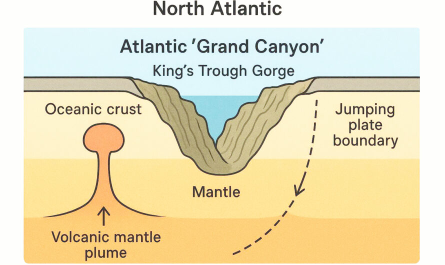 Entstehung des atlantischen „Grand Canyon“ – Ursprung des King’s Trough