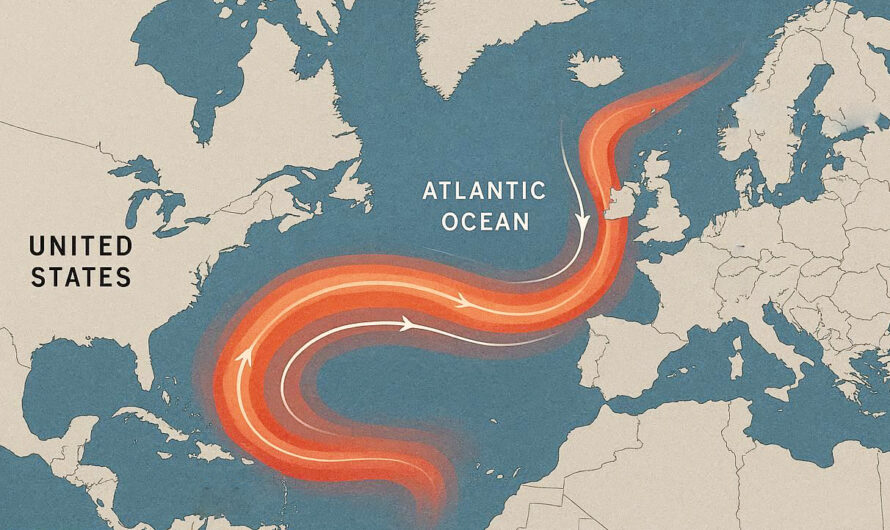 Stabilität des Golfstroms im Laufe der Jahrtausende