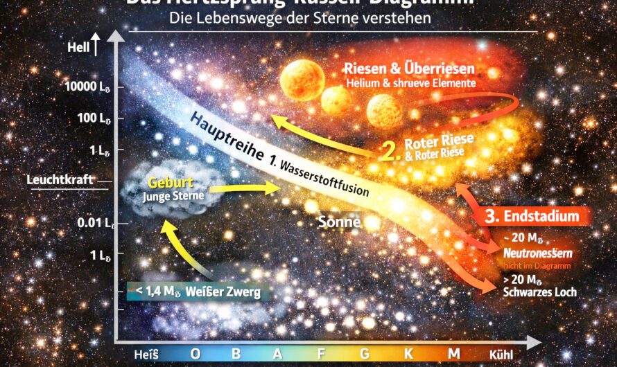 Landkarte der Unendlichkeit – Das Hertzsprung-Russell-Diagramm und die Evolution der Sterne